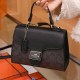Black Brown Casual Simplicity Geometric Patchwork Bags