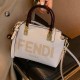 White Casual Street Letter Patchwork Bags