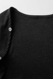 Black Street Solid Patchwork Feathers Asymmetrical Outerwear