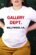 White Casual Print Letter O Neck T-Shirts