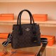 Coffee Casual Elegant Geometric Patchwork Letter Bags