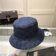 Dark Blue Casual Street Letter Patchwork Hat