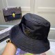 Black Casual Street Letter Patchwork Hat
