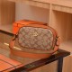 Brown Casual Street Geometric Patchwork Bags