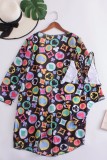 Multicolor Sexy Print Patchwork Swimwears (With Paddings)