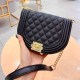 Black Casual Simplicity Plaid Chains Bags