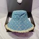 Baby Blue Casual Street Letter Tassel Hat