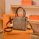 Brown Casual Street Geometric Patchwork Bags