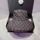 Black Casual Vacation Letter Patchwork Hat