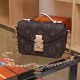 Brown Casual Street Letter Chains Bags