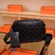 Black Casual Street Letter Patchwork Bags