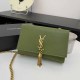 Green Casual Simplicity Letter Chains Bags