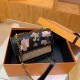 Black Casual Simplicity Geometric Chains Letter Bags