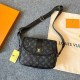 Black Casual Street Letter Patchwork Bags