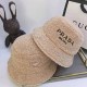 Camel Casual Simplicity Letter Patchwork Hat