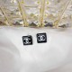 Black Casual Simplicity Geometric Earrings
