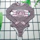 Pink Sexy Vacation Figure Letter Swimwears