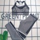 Black Vacation Simplicity Letter Patchwork Swimwears