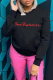 Black Casual Basis Print Patchwork Letter O Neck Tops