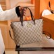 Khaki Street Simplicity Letter Patchwork Bags