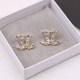 Gold Street Simplicity Geometric Rhinestone Earrings