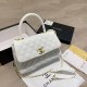 White Casual Simplicity Geometric Chains Bags