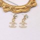 Gold Street Simplicity Geometric Rhinestone Earrings