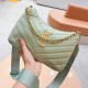 Green Casual Simplicity Letter Chains Bags