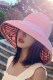 Pink Casual Simplicity Plaid Patchwork Hat