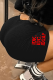 Black Street Print Patchwork Skinny High Waist Pencil Positioning Print Bottoms
