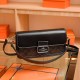 Black Brown Street Simplicity Letter Geometric Patchwork Bags