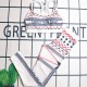 White Sexy Print Letter Swimwears