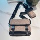 Khaki Casual Street Geometric Patchwork Bags