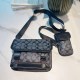 Black Gray Casual Street Geometric Patchwork Bags