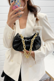 Rose Red Fashion Casual Solid Chains Bags