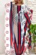Red Casual Vacation Print See-through Letter O Neck Irregular Dress Dresses
