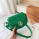 Green Casual Simplicity Letter Patchwork Bags