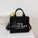 Black Casual Simplicity Letter Patchwork Bags