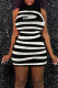 Black Sexy Bandage Patchwork Turtleneck Pencil Skirt Dresses