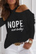 Black White Casual Print Patchwork O Neck Tops