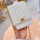White Casual Simplicity Solid Chains Bags
