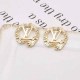 Gold Street Geometric Patchwork Letter Earrings