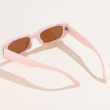 Pink Casual Print Solid Patchwork Sunglasses