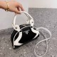 Black Street Simplicity Letter Zipper Bags