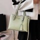 Green Casual Simplicity Letter Patchwork Bags