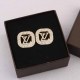 Gold Street Geometric Rhinestone Earrings