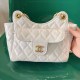 White Elegant Simplicity Geometric Chains Bags