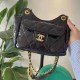 Black Elegant Simplicity Geometric Chains Bags