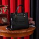 Black Simplicity Letter Patchwork Bags
