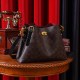 Coffee Elegant Geometric Patchwork Bags